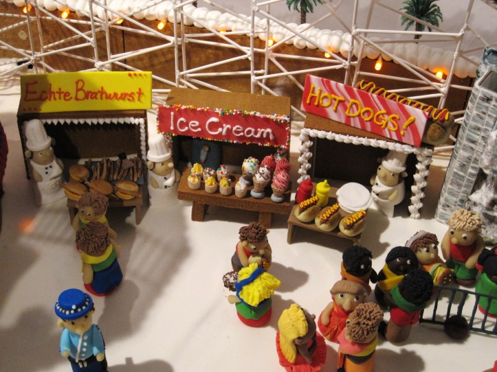 Gingerbread Village by Epicure at the Melbourne Town Hall, December 2012 - the "Luna Park"